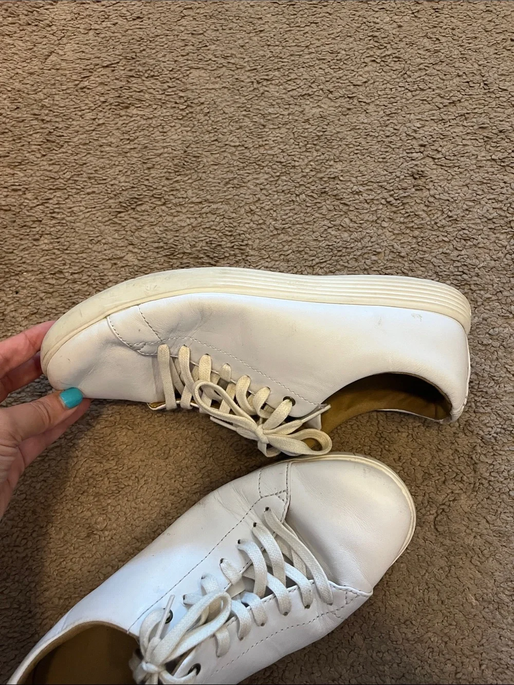 Cole Haan White Leather Women's Sneakers